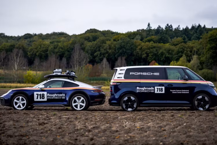 Volkswagen ID. Buzz độc bản sinh ra để phục vụ Porsche 911 Dakar - Hình 8 Volkswagen ID. Buzz doc ban sinh ra de phuc vu Porsche 911 Dakar-Hinh-8