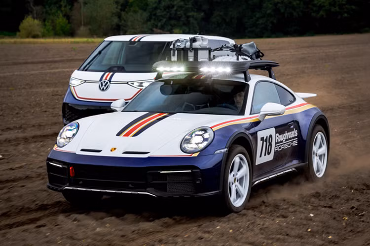Volkswagen ID. Buzz độc bản sinh ra để phục vụ Porsche 911 Dakar - Hình 10 Volkswagen ID. Buzz doc ban sinh ra de phuc vu Porsche 911 Dakar-Hinh-10