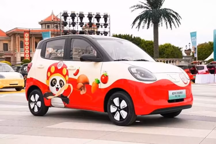 Cận cảnh Wuling Hongguang Mini EV 5 cửa siêu rẻ từ 147 triệu đồng - Hình 11 Can canh Wuling Hongguang Mini EV 5 cua sieu re tu 147 trieu dong-Hinh-11