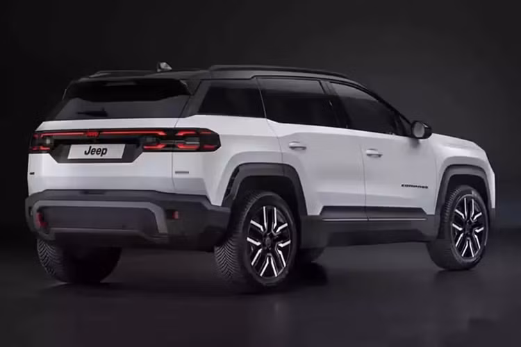 Jeep Compass 2026 lo dien, chung khung gam voi Peugeot 5008-Hinh-9