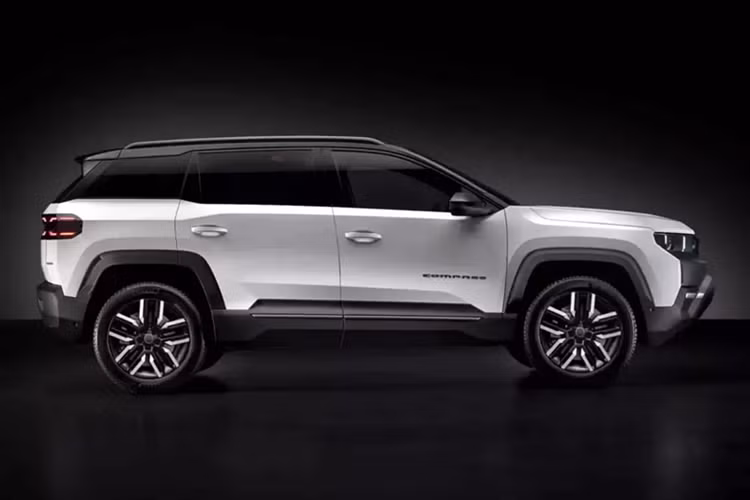 Jeep Compass 2026 lo dien, chung khung gam voi Peugeot 5008-Hinh-6