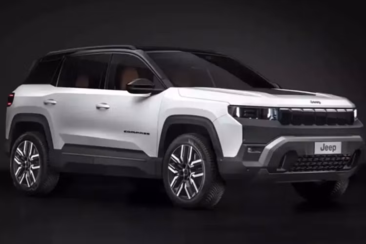 Jeep Compass 2026 lo dien, chung khung gam voi Peugeot 5008-Hinh-4