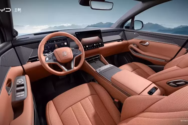 Lần đầu nội thất của xe SUV BYD Tang L được tiết lộ - Hình 2 Lan dau noi that cua xe SUV BYD Tang L duoc tiet lo-Hinh-2