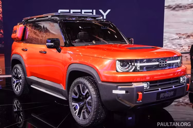Geely Galaxy Cruiser - SUV viet da co the boi 2 tieng tren mat nuoc