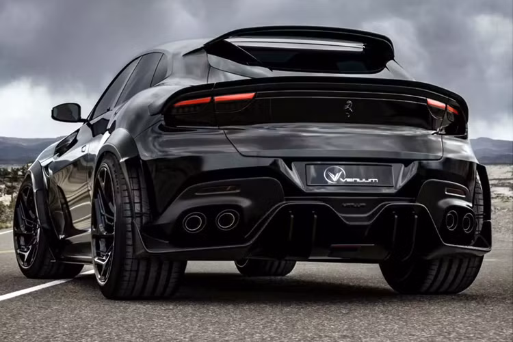 Diện kiến "quái vật" SUV Ferrari Purosangue của hãng độ Venuum - Hình 2 Dien kien