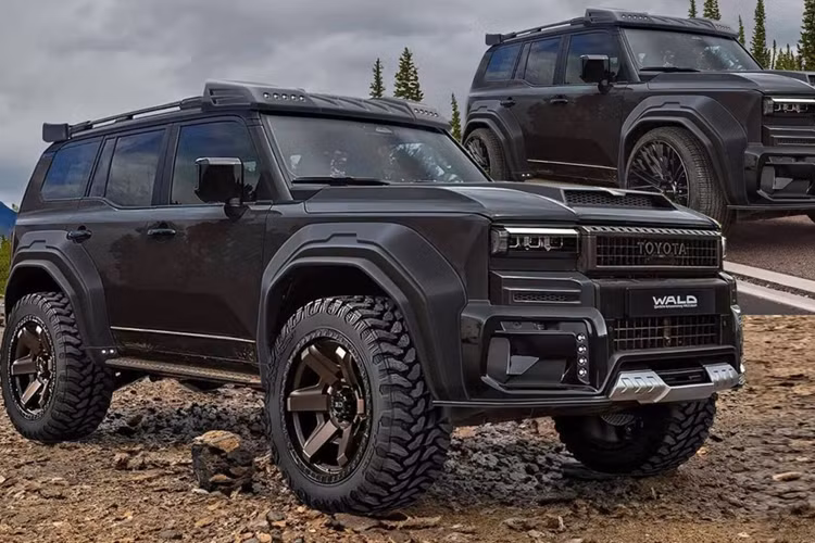 Toyota Land Cruiser Prado "chủ tịch" siêu ngầu độ bodykit Wald - Hình 2 Toyota Land Cruiser Prado