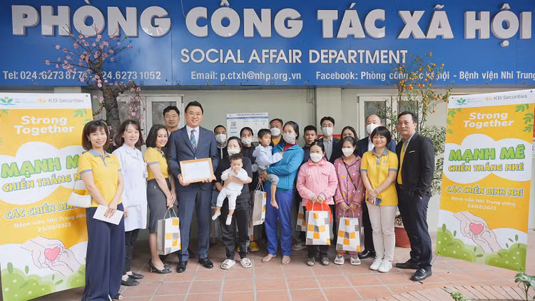 Ho tro tai chinh nhung benh nhi dac biet kho khan o BV Nhi Trung Uong