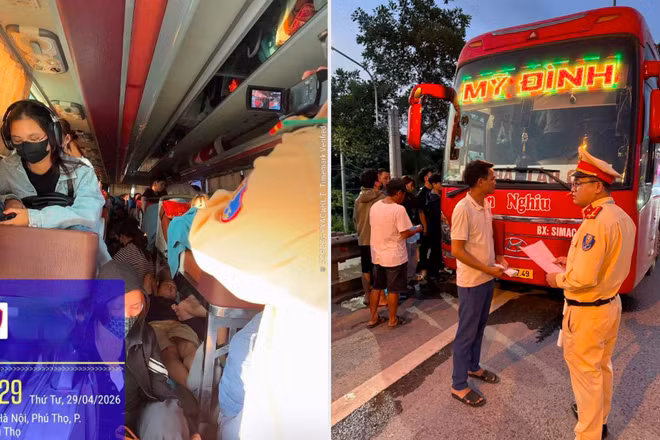 Phú Thọ xử phạt xe khách chở quá số người gần 80 triệu đồng