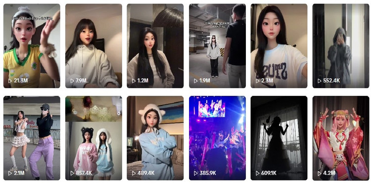 Từ khi nổi tiếng với loạt video vũ đạo cuốn hút, Quỳnh Bei luôn giữ vững phong độ với phong cách bí ẩn “giấu mặt”. quy-1.png