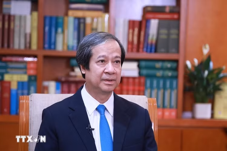 Bộ trưởng Giáo dục và Đào tạo Nguyễn Kim Sơn. (Ảnh: TTXVN)