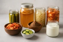 Thực phẩm lên men chăm sóc hệ vi sinh đường ruột