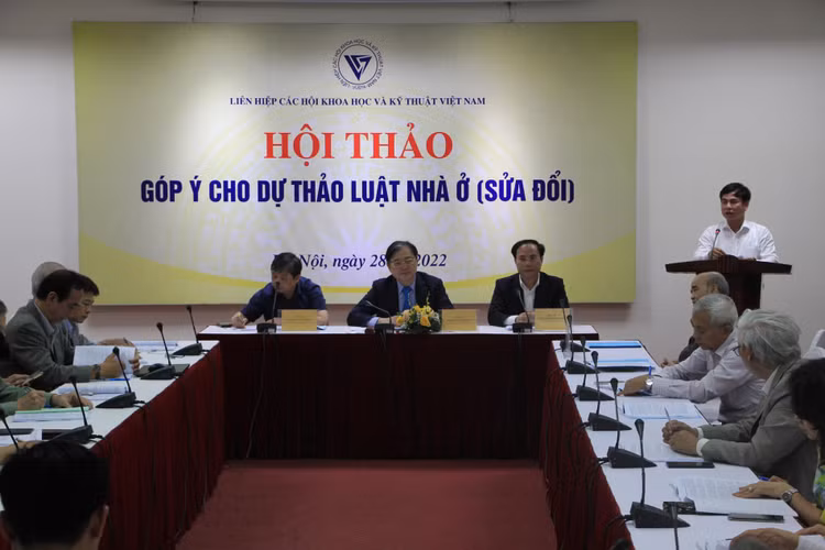 Hội thảo Góp ý cho Dự thảo Luật Nhà ở sửa đổi.