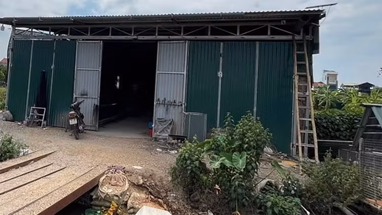 Nhà xưởng xây dựng trên đất nông nghiệp để kinh doanh.