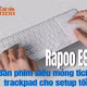 Rapoo E900T, Bàn phím siêu mỏng tích hợp trackpad cho setup tối giản