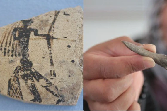  hình cung thủ và mũi tên cổ đại