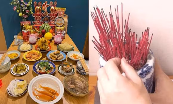 Tỉa chân hương trước hay sau lễ cúng ông Công ông Táo? Tia chan huong truoc hay sau le cung ong Cong ong Tao?