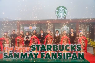 Khai trương cửa hàng Starbucks Fansipan đạt kỷ lục cao nhất châu Á