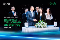 BYD bắt tay Grab hợp tác thúc đẩy nhu cầu sử dụng ôtô điện 