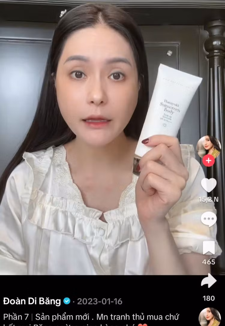 Đoàn Di Băng Quảng cáo kem chống nắng - Ảnh minh họa nguồn Internet