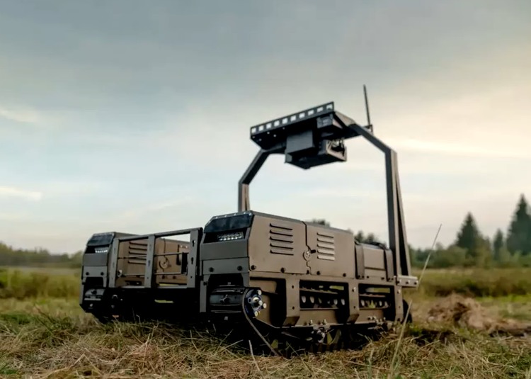 Utplasseringen markerer et stort skritt fremover i Ukrainas arbeid med å innlemme avansert robotteknologi i sine militære kapasiteter. Foto: @Tank Bureau. 2-1357.png