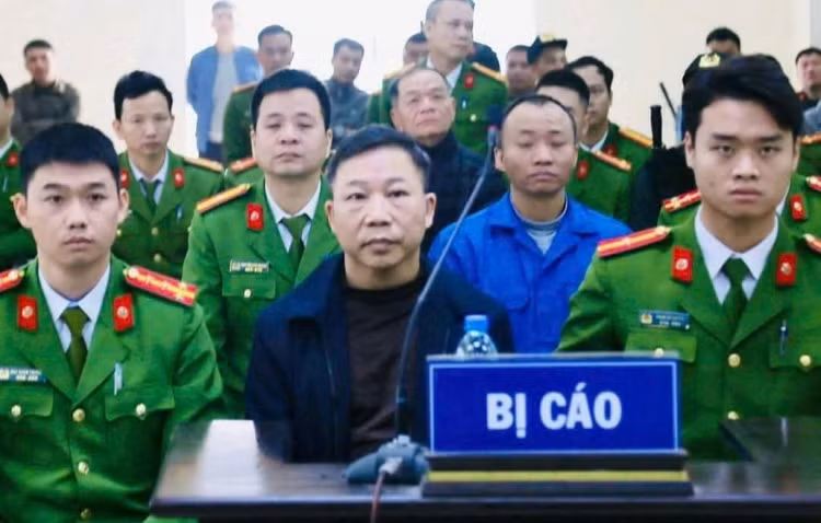 Bị cáo Lưu Bình Nhưỡng tại phiên tòa sơ thẩm.