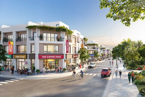 Nhà phố 75 m2 The Central: Diện tích tinh gọn, đơn giá hấp dẫn