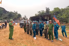 Hơn 200 người tìm kiếm anh Lê Văn Dương mất tích tại Nghệ An