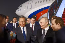 Hình ảnh lễ đón Tổng thống Nga Putin thăm Trung Quốc