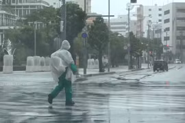 Bão Chan-hom đổ bộ Tokyo gây mất điện hàng nghìn hộ dân