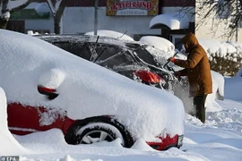 Châu Âu chìm trong băng giá mùa đông