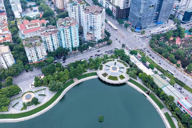 Thanh Xuân có công viên hồ điều hòa lớn nhất Hà Nội, điểm nhấn xanh đô thị