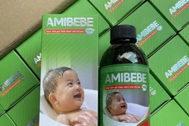 Thu hồi lô nước tắm gội trẻ em Amibebe Pro tại Quảng Ngãi