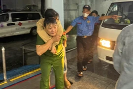 Công an xã Thọ Phong cứu người trong đêm bão tại Quảng Ngãi