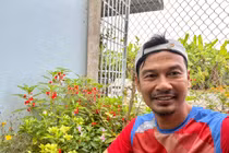 Ngôi nhà trồng rau, cây ăn trái của Tiết Cương và vợ trẻ