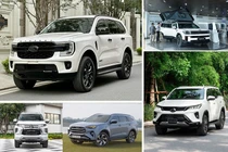 Top xe SUV cỡ D tháng 6/2025 - Ford Everest bán chạy nhất