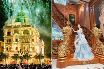 Bên trong dinh thự 500 tỷ đang "gây sốt" của Ngân Collagen 