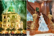 Bên trong dinh thự 500 tỷ đang "gây sốt" của Ngân Collagen 