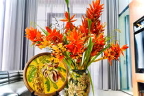 Hoa chuối rừng xuống phố thành tuyệt phẩm hút khách 