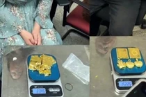 Hải quan Nội Bài phát hiện gần 13kg nghi là vàng giấu trong hành lý