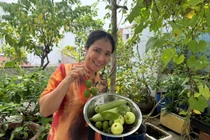 Khu vườn xanh mướt trong ngôi nhà MC Cát Tường sắp rời đi