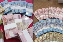 Dịch vụ đổi tiền lẻ lì xì Tết tràn ngập chợ mạng