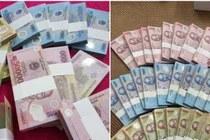 Dịch vụ đổi tiền lẻ lì xì Tết tràn ngập chợ mạng