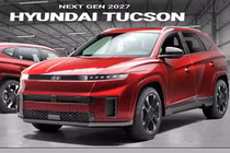 Hyundai Tucson 2027 lộ diện, sắc nét và vuông vức hơn