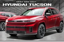 Hyundai Tucson 2027 lộ diện, sắc nét và vuông vức hơn