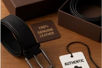 Thị trường dây thắt lưng “loạn” thật – giả