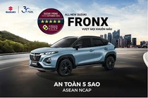 Suzuki Fronx đạt 5 sao ASEAN NCAP, dẫn đầu phân khúc về công nghệ an toàn