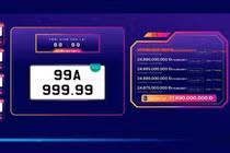 Biển số 99A-999.99 của Bắc Ninh chốt giá gần 28 tỷ đồng