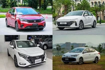 Doanh số sedan cỡ B tại Việt Nam - Honda City bứt phá, vẫn thua Toytoa Vios
