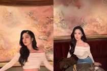 Hoa hậu 'thấp nhất showbiz' Thái Lan mặc áo kiệm vải