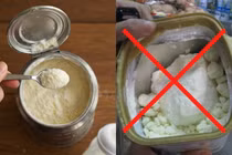 Cách đơn giản nhận biết sữa giả, kém chất lượng